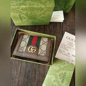 Gucci Ophidia Card Case Wallet